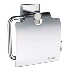 Smedbo House - Polished Chrome Toilet Roll Holder With Lid