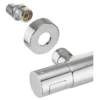 Crosswater Exposed Thermostatic Shower Unions With Integrated Shutoff