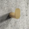 Arezzo Brushed Brass Robe Hook 2 Arezzo Brushed Brass Robe Hook -Bathroom Accessories rth02bb d2