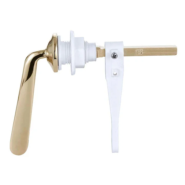 Rydal Gold Traditional Cistern Lever 3 Rydal Gold Traditional Cistern Lever
