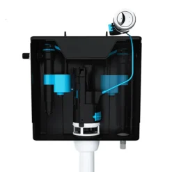 Viva Skylo Bottom & Side Entry Black Concealed Cistern -Bathroom Accessories skycc01 d1