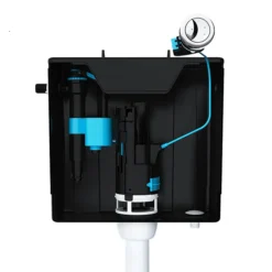 Viva Skylo Bottom & Side Entry Black Concealed Cistern -Bathroom Accessories skycc01 d2