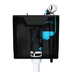 Viva Skylo Bottom & Side Entry Black Concealed Cistern -Bathroom Accessories skycc01 d3