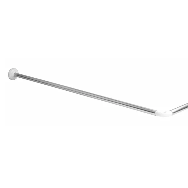 Slimline 4 Way Shower Curtain Rail Kit 3 Slimline 4 Way Shower Curtain Rail Kit