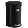 Smedbo Outline Lite 6 Litre Pedal Bin - Black -Bathroom Accessories smedbooutlinelite6litrepedalbinblackl