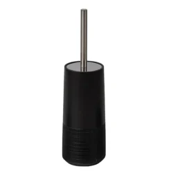 Strata Black Toilet Brush & Holder