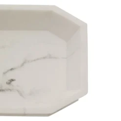 Trafalgar Grey Marble Effect Polyresin Soap Dish