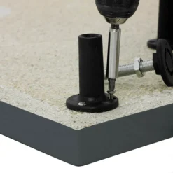 Slate Grey Leg Set & Plinth Kit (1000 & 1700 Plinth) -Bathroom Accessories tr71c d1