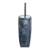 Trafalgar Anthracite Marble Effect Polyresin Toilet Brush Holder -Bathroom Accessories trabh l