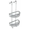 Toreno Chrome 2-Tier Hanging Shower Caddy -Bathroom Accessories trsch2 l