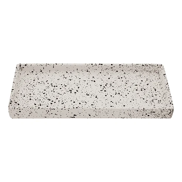 Toreno Concrete Rectangular Bathroom Accessories Tray 4 Toreno Concrete Rectangular Bathroom Accessories Tray - Image 2