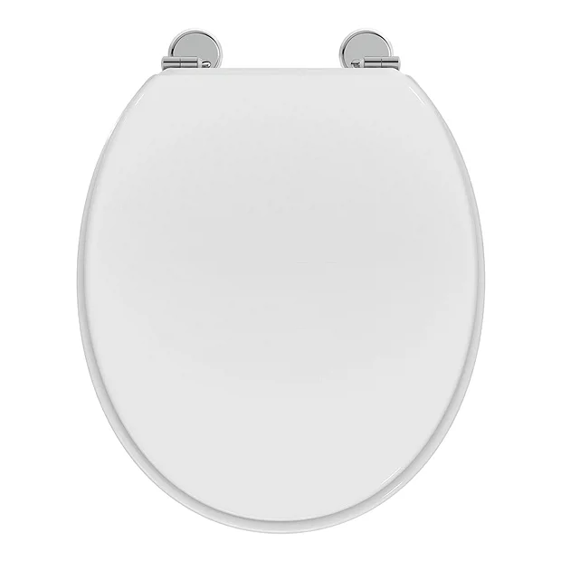 Ideal Standard Waverley White Standard Toilet Seat & Cover 4 Ideal Standard Waverley White Standard Toilet Seat & Cover - Image 2