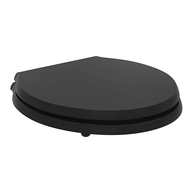Ideal Standard Waverley Black Standard Toilet Seat & Cover 3 Ideal Standard Waverley Black Standard Toilet Seat & Cover