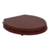Ideal Standard Waverley Mahogany Standard Toilet Seat & Cover -Bathroom Accessories u0248gc d1