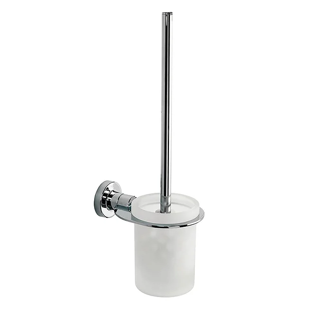 Venice Chrome Wall Mounted Toilet Brush & Holder 3 Venice Chrome Wall Mounted Toilet Brush & Holder