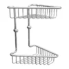 Venice Chrome 2-Tier Corner Wire Shower Caddy -Bathroom Accessories vnsccr l