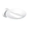 Venice White Metal Soap Dish -Bathroom Accessories vwhia03 l