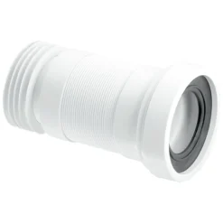 McAlpine Straight Flexible WC Pan Connector - Length 140-290mm