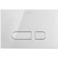Duravit DuraSystem A1 Glass Flush Plate - White