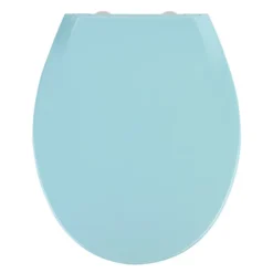 Wenko Kos Soft Close Toilet Seat - Blue