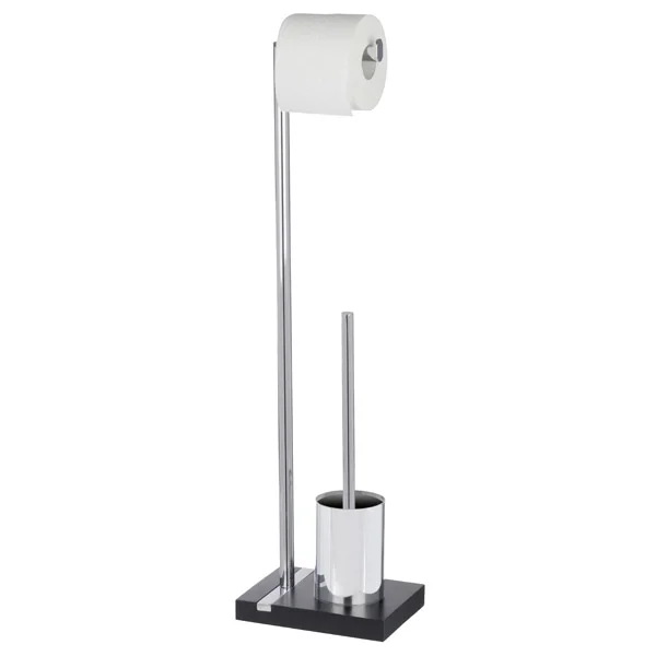 Wenko - Noble Standing WC Set - Black 3 Wenko - Noble Standing WC Set - Black