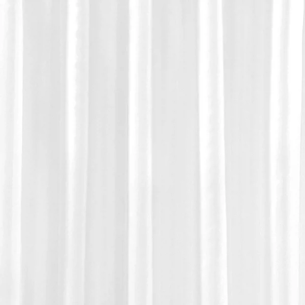 White W1800 X H1800mm Polyester Shower Curtain 4 White W1800 X H1800mm Polyester Shower Curtain - Image 2