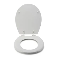 Croydex Windermere White Sit Tight Toilet Seat -Bathroom Accessories wl600422h d2