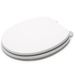 Croydex Flexi-Fix Kielder White Anti-Bacterial Toilet Seat -Bathroom Accessories wl600822hai1