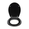 Croydex Lene Black Flexi-Fix Toilet Seat With Soft Close And Quick Release 2 Croydex Lene Black Flexi-Fix Toilet Seat With Soft Close And Quick Release -Bathroom Accessories wl601121h d4