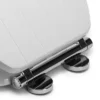 Croydex Portland White Sit Tight Toilet Seat With Soft Close And Quick Release -Bathroom Accessories wl601122h d4
