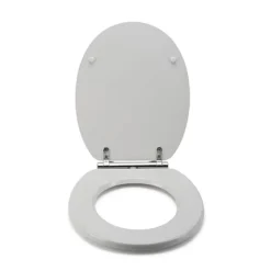 Croydex Portland White Sit Tight Toilet Seat With Soft Close And Quick Release -Bathroom Accessories wl601122h d5