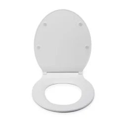 Croydex Flexi-Fix Victoria White Anti-Bacterial Toilet Seat -Bathroom Accessories wl601322hai1