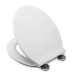 Croydex Flexi-Fix Victoria White Anti-Bacterial Toilet Seat -Bathroom Accessories wl601322hai2