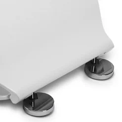 Croydex Flexi-Fix Victoria White Anti-Bacterial Toilet Seat -Bathroom Accessories wl601322hai3