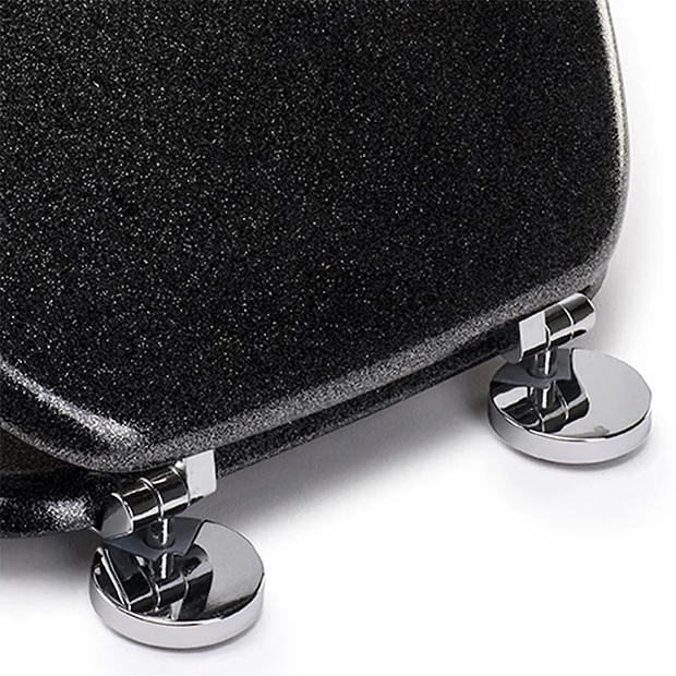 Croydex Flexi-Fix Black Quartz Effect Anti-Bacterial Toilet Seat 3 Croydex Flexi-Fix Black Quartz Effect Anti-Bacterial Toilet Seat