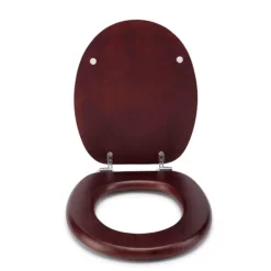 Croydex Flexi-Fix Davos Mahogany Effect Solid Pine Anti-Bacterial Toilet Seat 11 Croydex Flexi-Fix Davos Mahogany Effect Solid Pine Anti-Bacterial Toilet Seat -Bathroom Accessories wl602252hai3