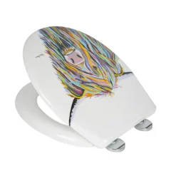 Croydex Angus McCoo Flexi-Fix Toilet Seat By Steven Brown Art 11 Croydex Angus McCoo Flexi-Fix Toilet Seat By Steven Brown Art -Bathroom Accessories wl604022 d2