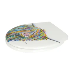 Croydex Angus McCoo Flexi-Fix Toilet Seat By Steven Brown Art 12 Croydex Angus McCoo Flexi-Fix Toilet Seat By Steven Brown Art -Bathroom Accessories wl604022 d3