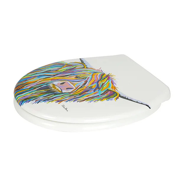 Croydex Angus McCoo Flexi-Fix Toilet Seat By Steven Brown Art 7 Croydex Angus McCoo Flexi-Fix Toilet Seat By Steven Brown Art - Image 5