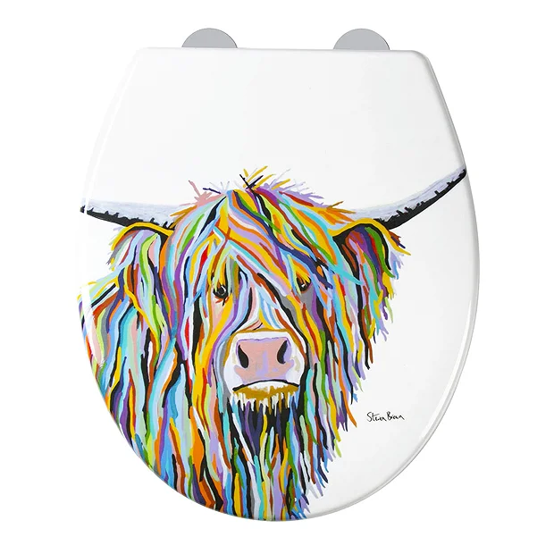 Croydex Angus McCoo Flexi-Fix Toilet Seat By Steven Brown Art 4 Croydex Angus McCoo Flexi-Fix Toilet Seat By Steven Brown Art - Image 2
