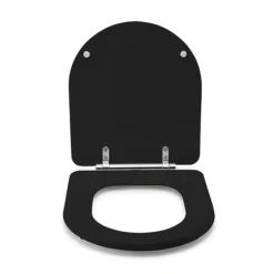 Croydex Iseo Black D-Shaped Flexi-Fix Toilet Seat With Soft Close And Quick Release 10 Croydex Iseo Black D-Shaped Flexi-Fix Toilet Seat With Soft Close And Quick Release -Bathroom Accessories wl610321h d2