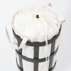 Freestanding Wooden Laundry Basket Cage Dark Oak/White 1 Freestanding Wooden Laundry Basket Cage Dark Oak/White -Bathroom Accessories wlbcdo d3