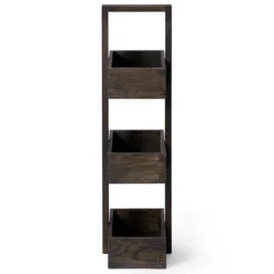 Freestanding Wooden Storage Caddy Dark Oak 9 Freestanding Wooden Storage Caddy Dark Oak -Bathroom Accessories wscdo d2n