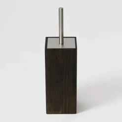 Wooden Toilet Brush & Holder Dark Oak 8 Wooden Toilet Brush & Holder Dark Oak -Bathroom Accessories wtbhdo d1
