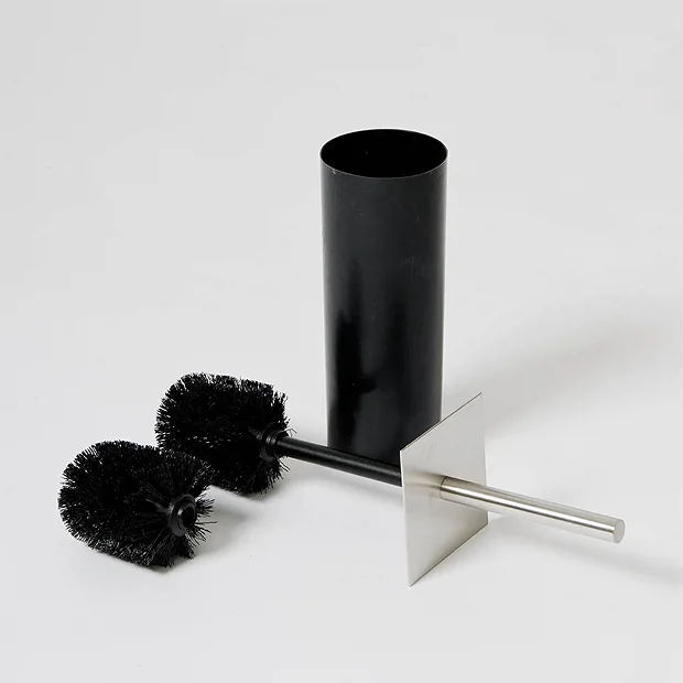 Wooden Toilet Brush & Holder Dark Oak 6 Wooden Toilet Brush & Holder Dark Oak - Image 4